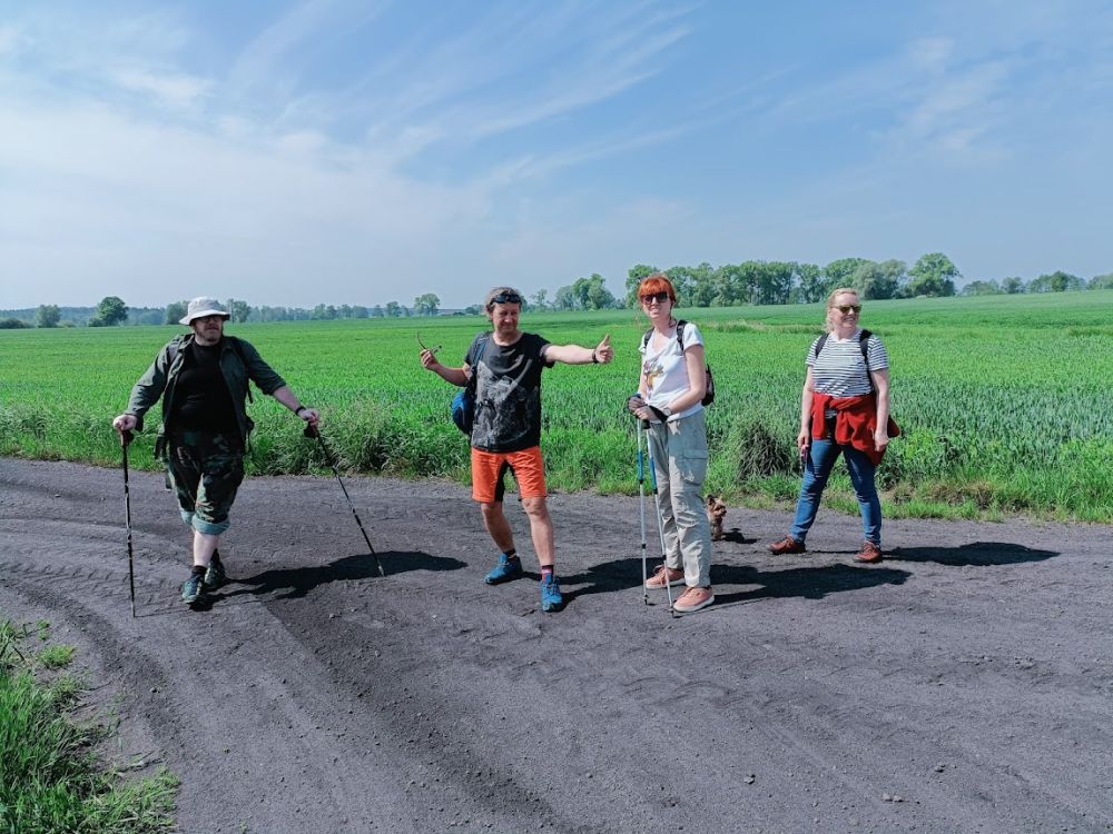 Piesza wędrówka z Arkunem (Mierzeja Wiślana)