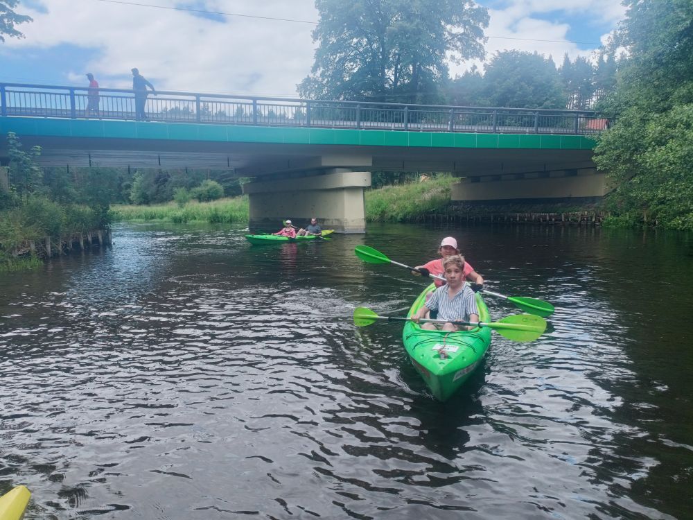 Trasa lipcowego spływu Owidz-Klonówka